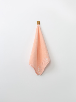 Полотенце махровое Sandal 50*90 см., цвет "персиковый", диз. 0408, плотность 500 гр.