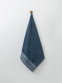 Полотенце махровое Sandal 70*140 см., цвет "леон-синий", диз. 0497, плотность 500 гр.
