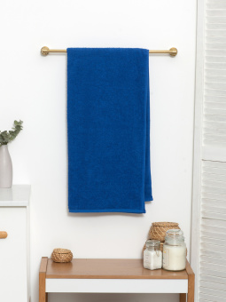 Махровое полотенце SANDAL "оптима" 70*140 см., плотность 380 гр., цвет - синий