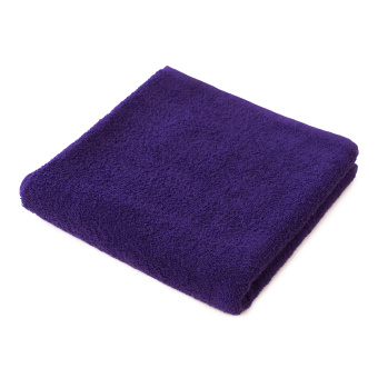 Махровое полотенце 50*90 см., цвет - фиолетовый, "люкс"
