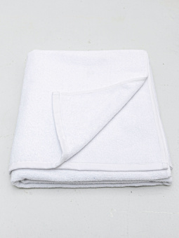 Махровое полотенце большое Sandal "люкс" 100*150 см., цвет - белый.