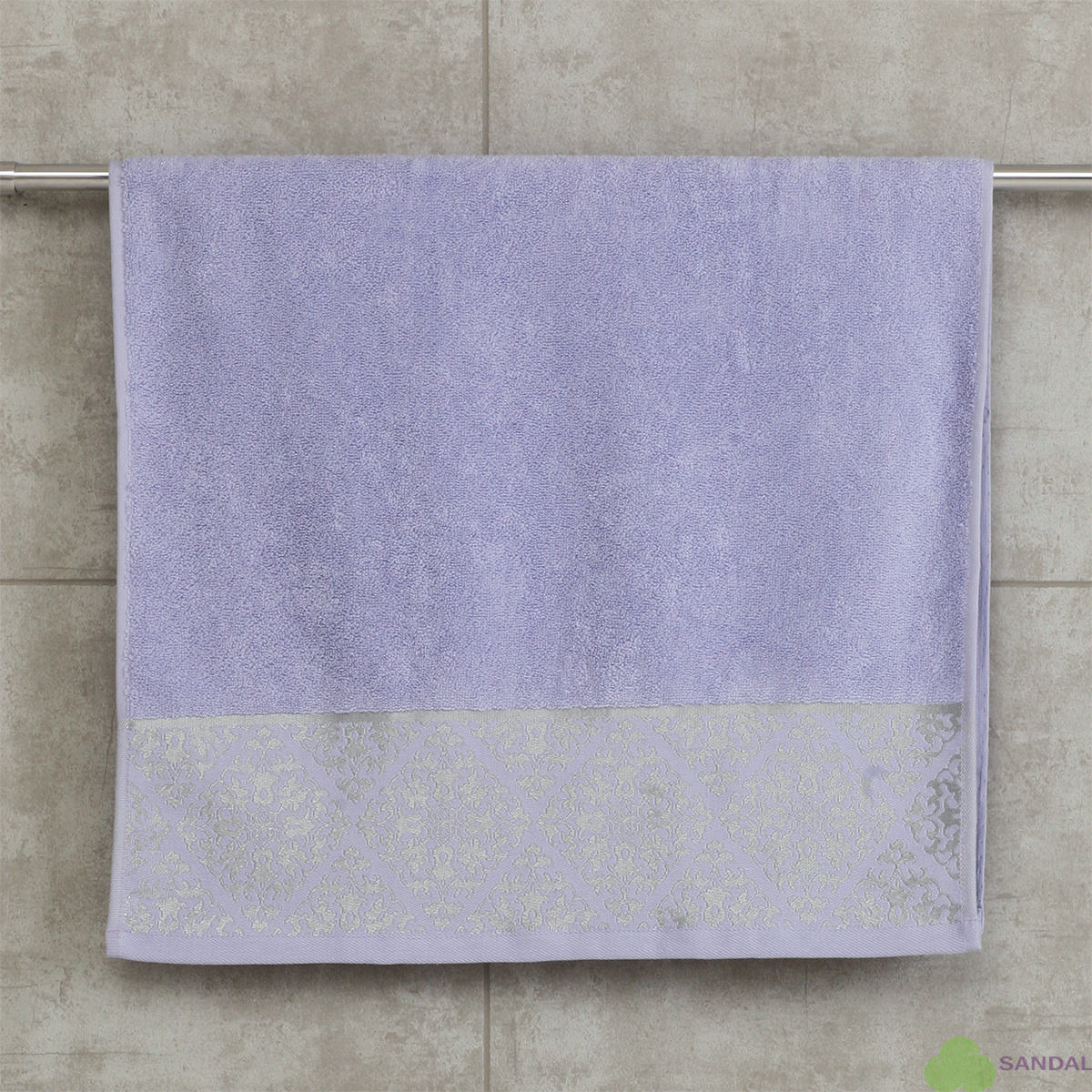 Махровое полотенце Abu Dabi 50*90 см., цвет - сиреневый (0430), плотность 500 гр., 2-я нить.