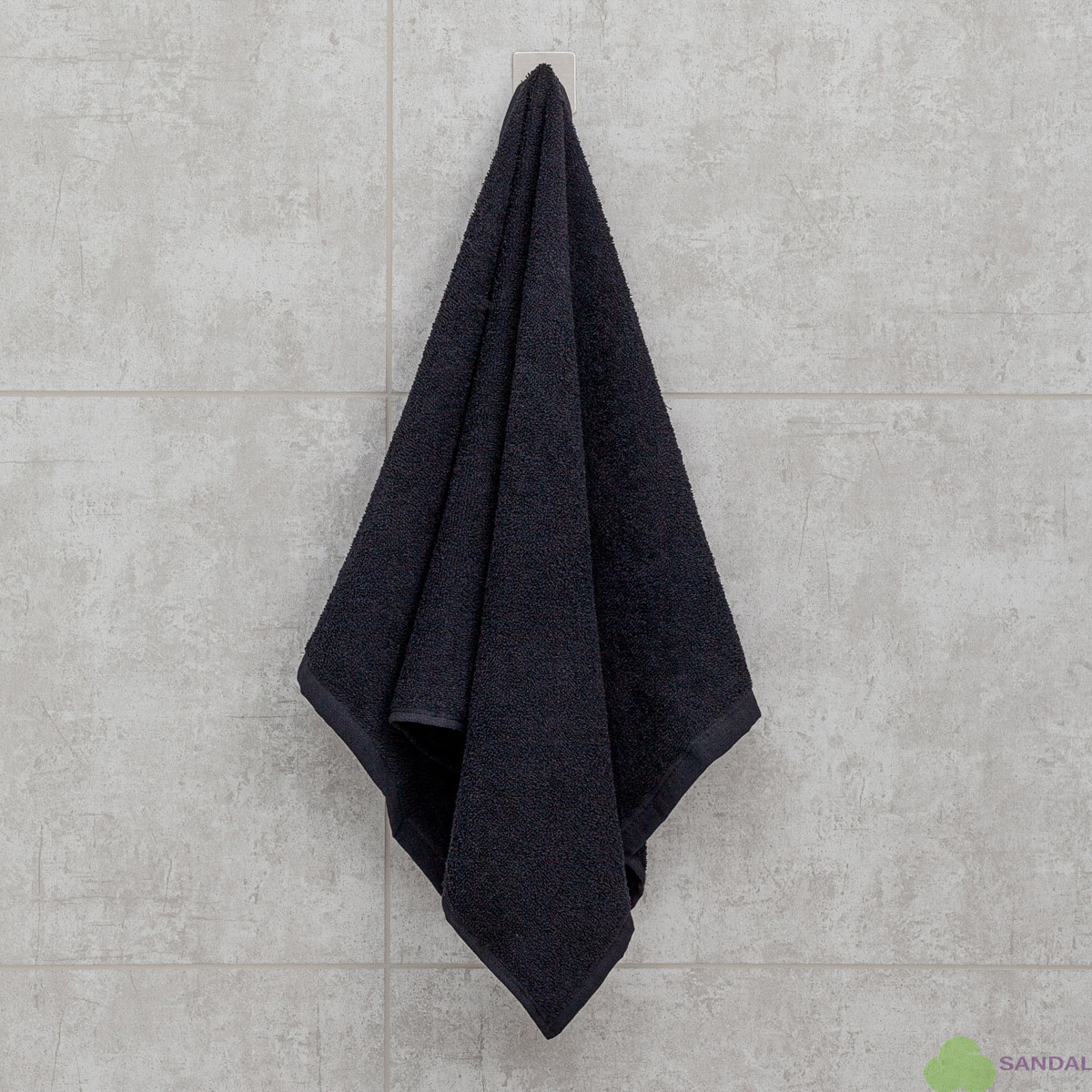 Махровое полотенце Sandal "оптима" 50*90 см., плотность - 380 гр., цвет - черный