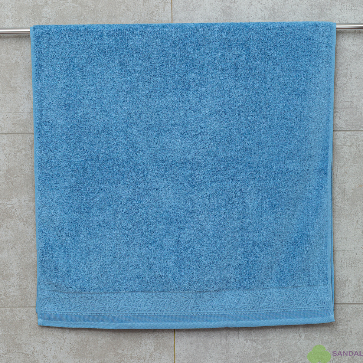Махровое полотенце Dina Me (QD-0496) 70х140 см., цвет - Джинсовый, плотность 550 гр.