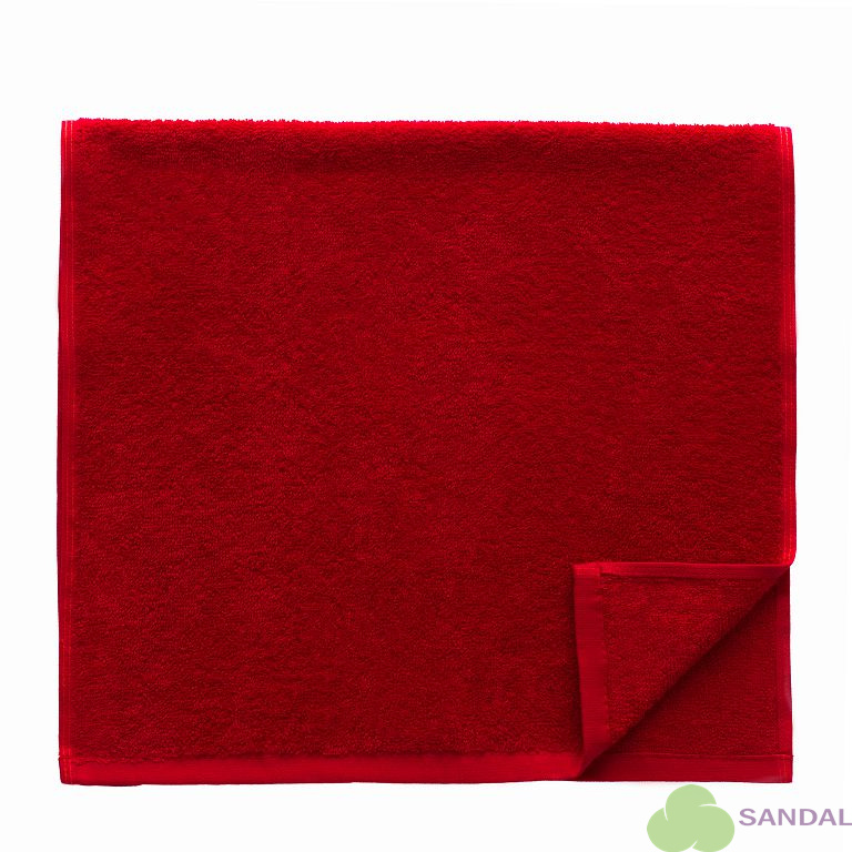 Махровое полотенце 70х140 см. Sandal «Оптима», плотность - 400 гр., цвет - бордовый