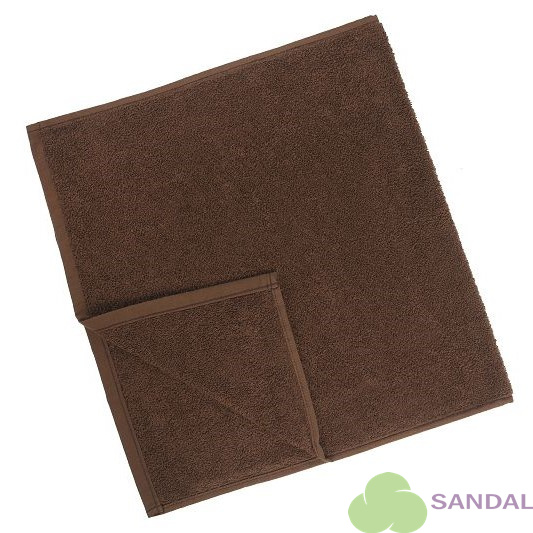 Махровое полотенце "оптима" 40*70 см., цвет коричневый (101), пл. 375 гр./м.кв.