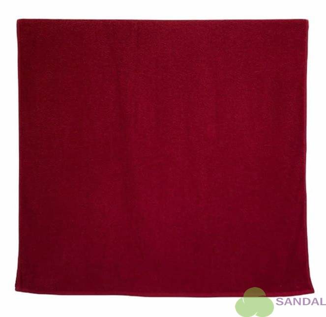 Махровое полотенце "пляжное" Sandal "оптима" 100*180 см., цвет - бордовый