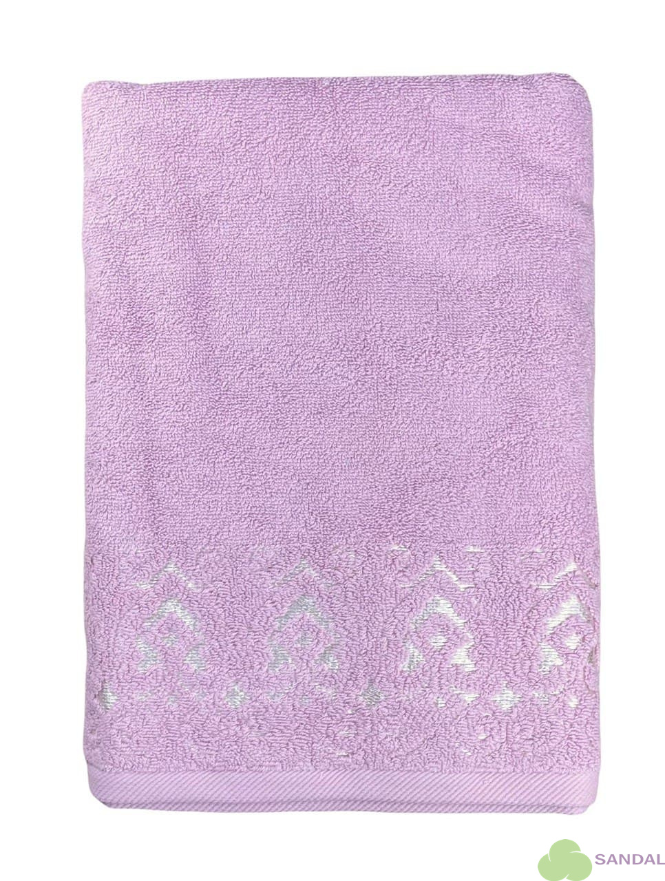 Махровое полотенце Abu Dabi 50*90 см., цвет - светло-сиреневый (0408), плотность 500 гр., 2-я нить.