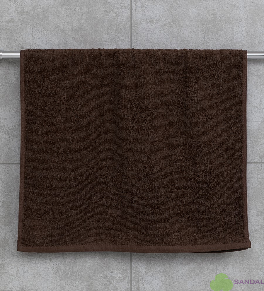 Махровое полотенце 40*70 см., цвет - коричневый, "люкс".