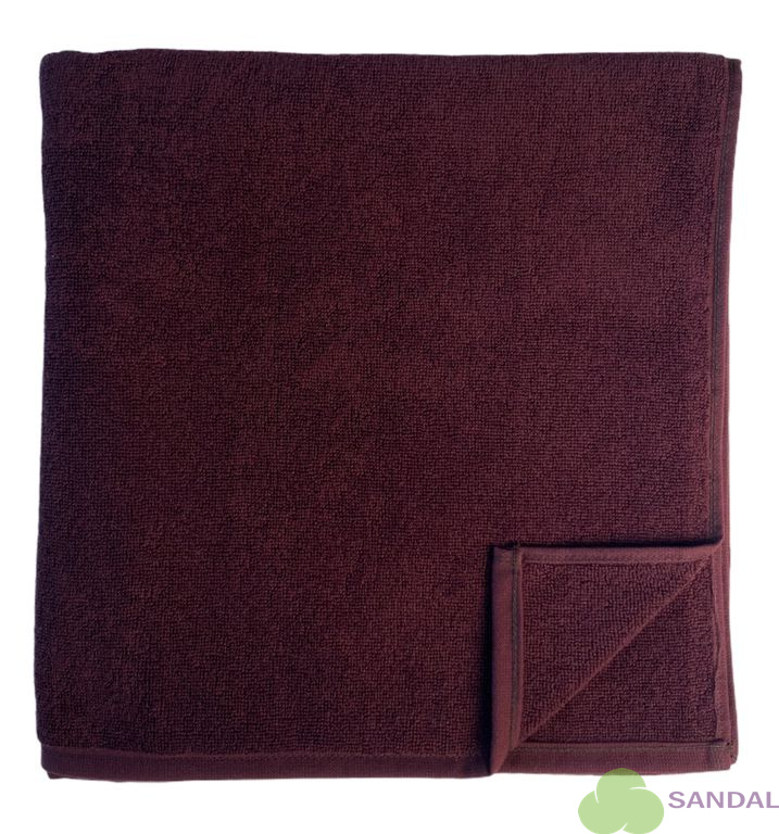 Махровое полотенце "люкс" 70*140 см., цвет - "какао", 450 гр., 2-я нить.