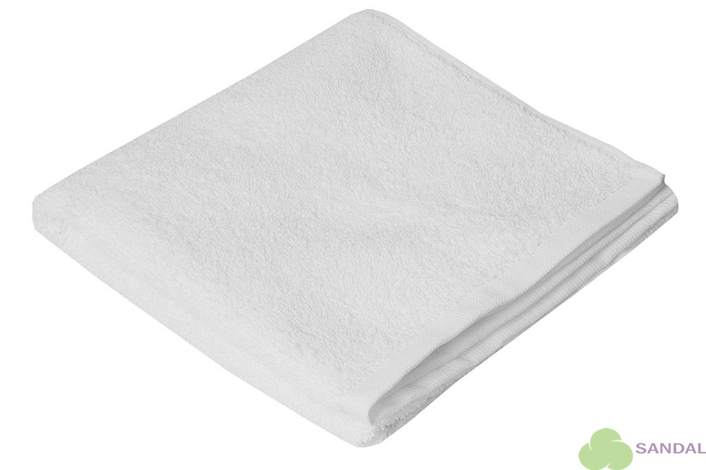 Махровое полотенце "оптима" 40*70 см., цвет белый (901), пл. 375 гр./м.кв.