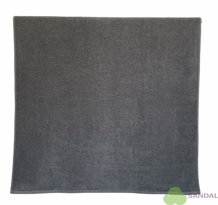 Махровое полотенце "пляжное" Sandal "оптима" 100*180 см., цвет - серый