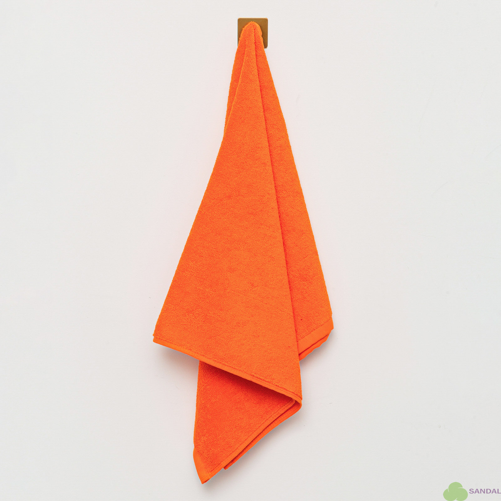 Махровое полотенце 50х90 см. Sandal «Люкс», плотность - 450 гр., цвет - оранжевый
