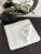 Набор махровых полотенец Sandal "premium" Microcotton 50х100 и 70х140 см., цвет - белый, пл. 550 гр.