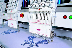 Нанесение вышивки на текстиль