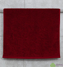 Махровое полотенце Sandal "люкс" 50*90 см., цвет - бордовый.
