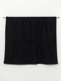 Махровое полотенце "пляжное" Sandal "люкс" 100*180 см., цвет - черный, плотность 420 гр.