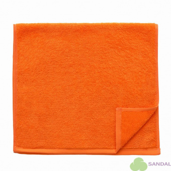 Мягкое и пушистое банное полотенце. Размер 70*140 см., цвет - оранжевый. Плотность 400 гр./м.кв. Страна производства - Узбекистан.