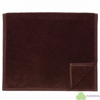 Махровое полотенце Sandal "люкс" 40*70 см., цвет - коричневый (какао 124), плотность 450 гр., 2-я нить.
