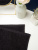 Набор махровых салфеток осибори Sandal "люкс" 30*30 см., цвет - черный, пл. 450 гр. - 6 шт.