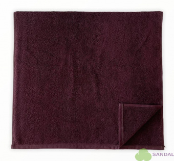 Махровое полотенце Sandal "люкс" 50*90 см., цвет - коричневый (какао 124), 450 гр., 2-я нить.
