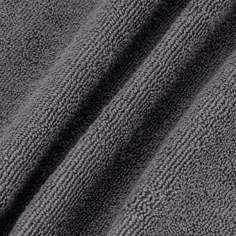 Махровая салфетка осибори 30*30 см., цвет - серый, "люкс".