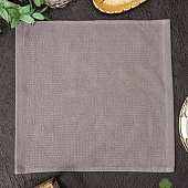 Махровая салфетка осибори Sandal "premium" 30*30 см., цвет - светло-серый