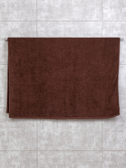 Махровое полотенце "пляжное" Sandal "люкс" 100*180 см., цвет - коричневый, плотность 420 гр.