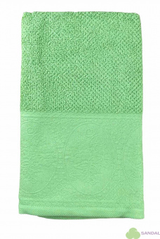 Махровое полотенце Abu Dabi 70*140 см., цвет - зеленый (0433), плотность 500 гр., 2-я нить.