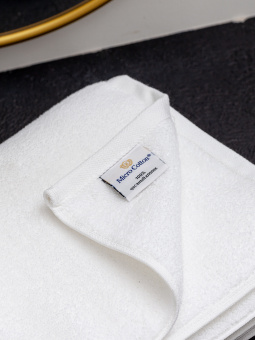 Махровое полотенце Sandal "premium" Microcotton 50*100 см., цвет - белый, пл. 550 гр.