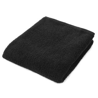 Махровое полотенце 30*50 см., черное, "люкс".