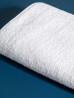 Махровое полотенце 30*50 см., белое, "люкс".