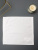 Махровая салфетка осибори Sandal люкс 30*30 см., цвет - белый, плотность - 400 гр.