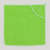 Детское полотенце-уголок для купания, 75*75 см., цвет зеленый.
