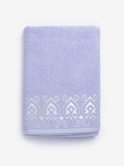 Махровое полотенце Dina Me (QD-0408) 50х90 см., цвет - Серо-голубой, плотность 500 гр.