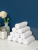 Набор махровых салфеток осибори "люкс" 30*30 см., цвет - белый, пл. 450 гр. - 10 шт.