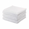 Белые банные полотенца