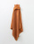Полотенце-уголок SANDAL детское для купания "заяц", 100*100 см., цвет - коричневый