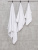 Набор махровых полотенец "люкс" из 3-х штук (40*70, 50*90, 70*140 см.). Цвет - Белый.