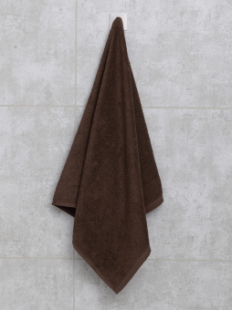 Махровое полотенце Sandal "люкс" 50*90 см., цвет - коричневый.