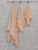 Набор махровых полотенец Sandal "люкс" из 3-х штук (40*70, 50*90, 70*140 см.). Цвет - бежевый.
